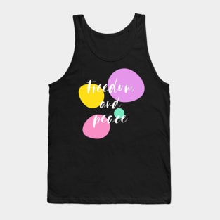 Freedom And Peace Tank Top